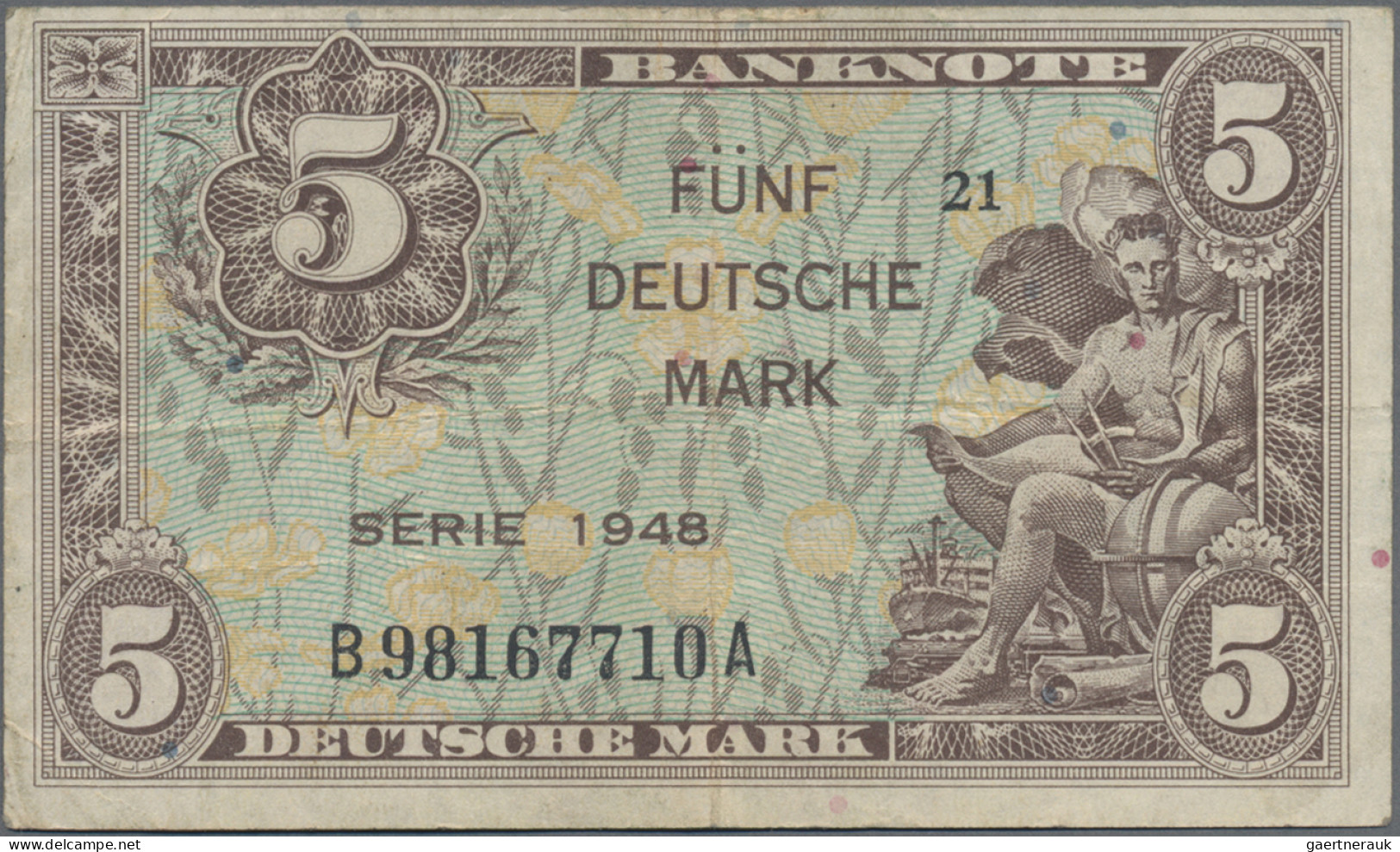 Deutschland - Bank Deutscher Länder + Bundesrepublik Deutschland: Bank deutscher