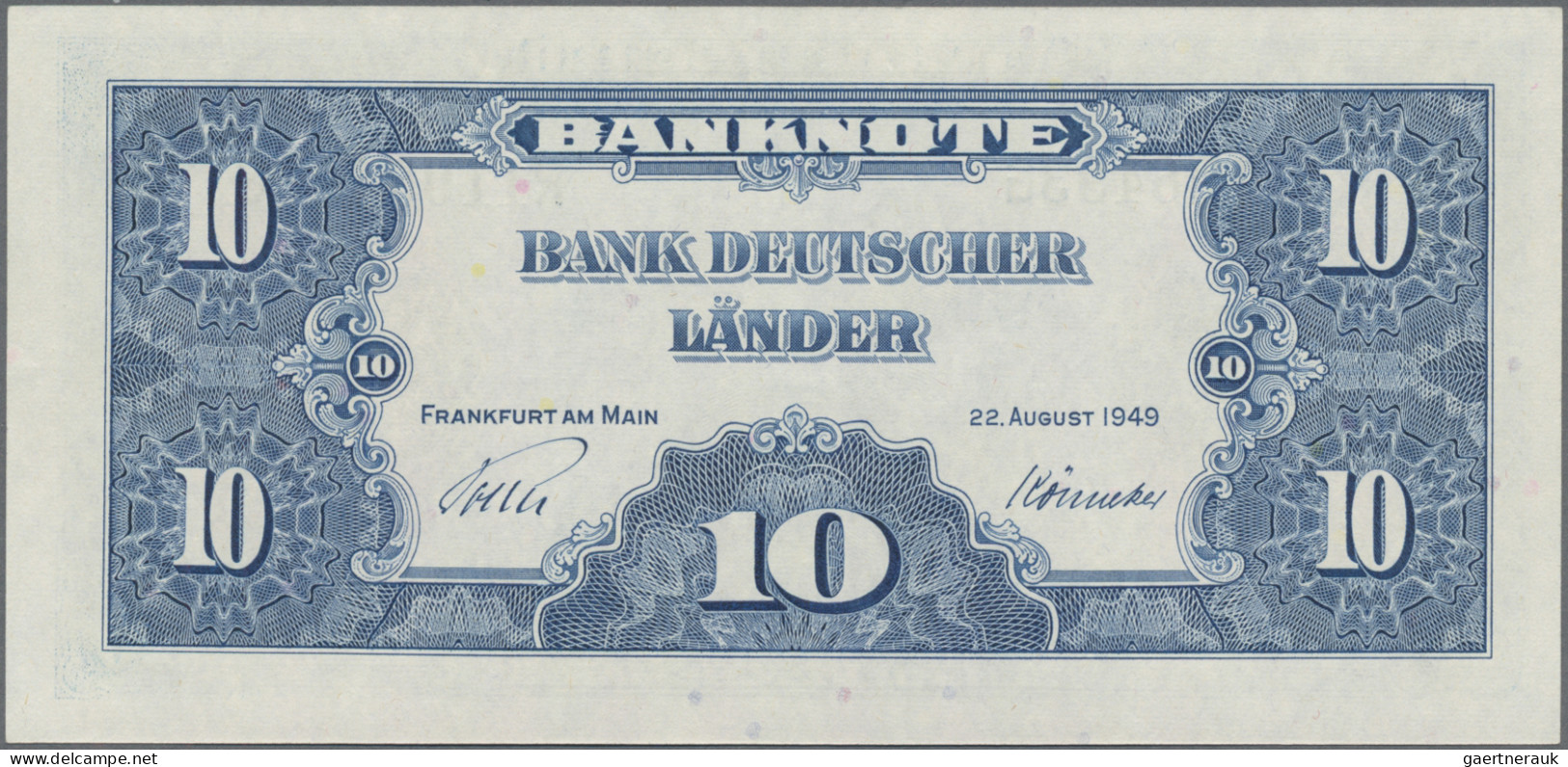 Deutschland - Bank Deutscher Länder + Bundesrepublik Deutschland: Bank Deutscher - Autres & Non Classés