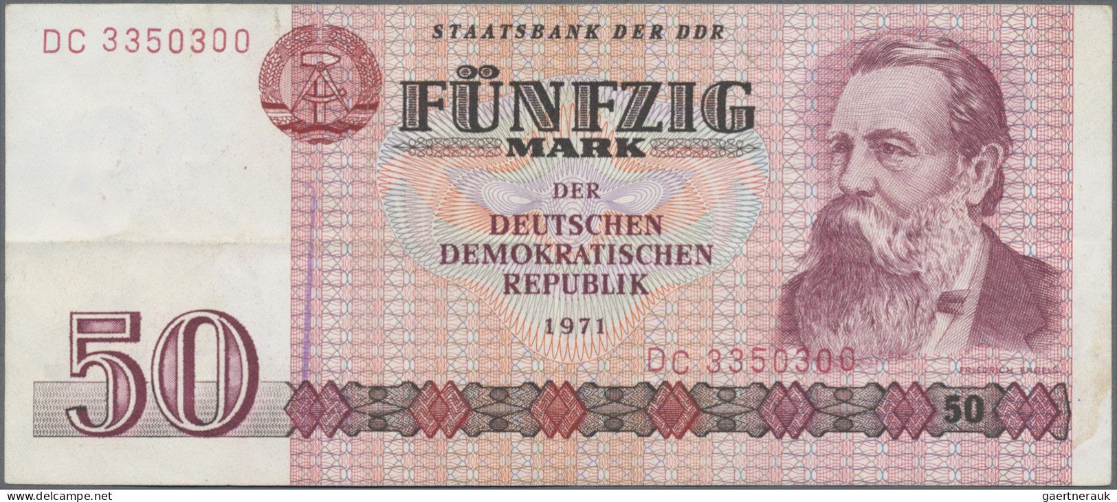 Deutschland - DDR: Deutsche Notenbank Und Staatsbank Der DDR, Lot Mit 5 Banknote - Sonstige & Ohne Zuordnung