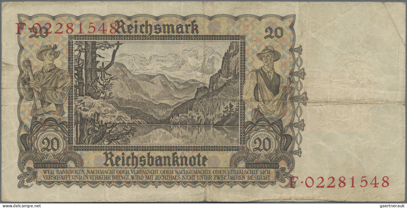 Deutschland - DDR: Deutsche Notenbank und Staatsbank der DDR, Lot mit 5 Banknote