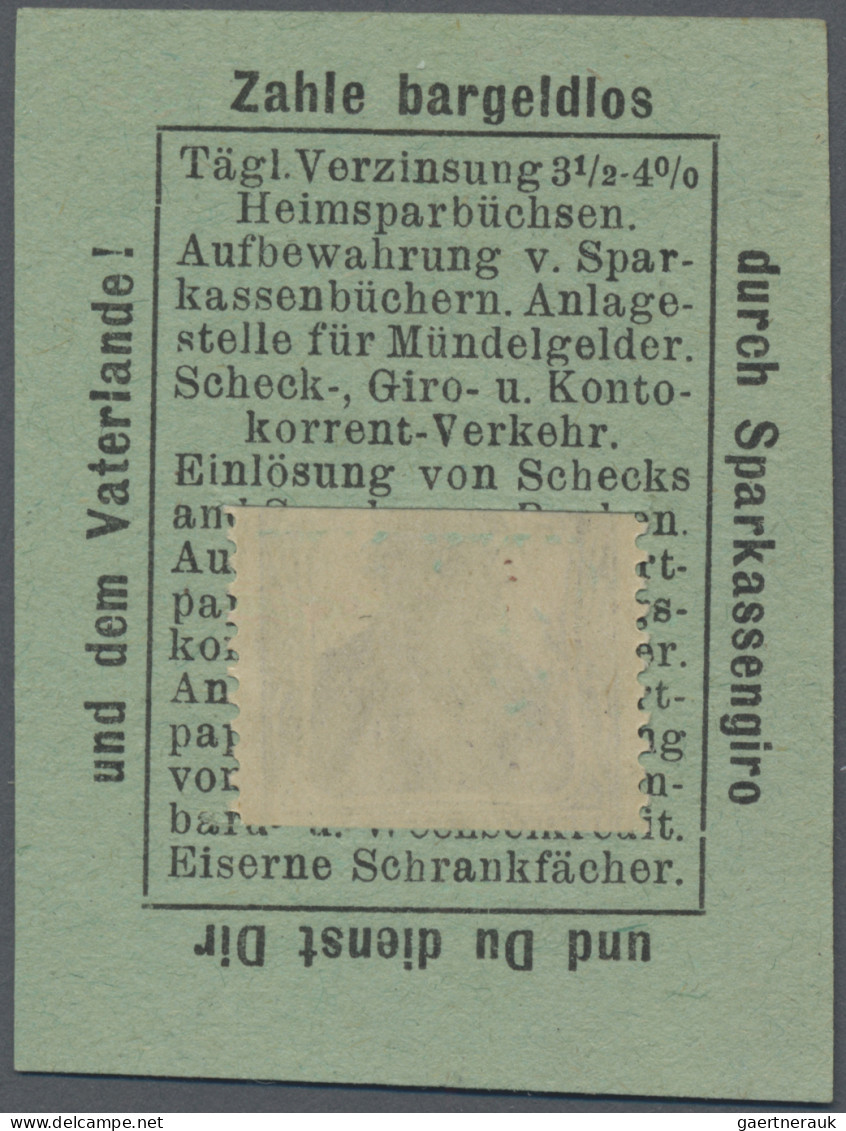 Deutschland - Briefmarkennotgeld: Trebnitz, Schlesien, Städtische Sparkasse, 5 P - Otros & Sin Clasificación