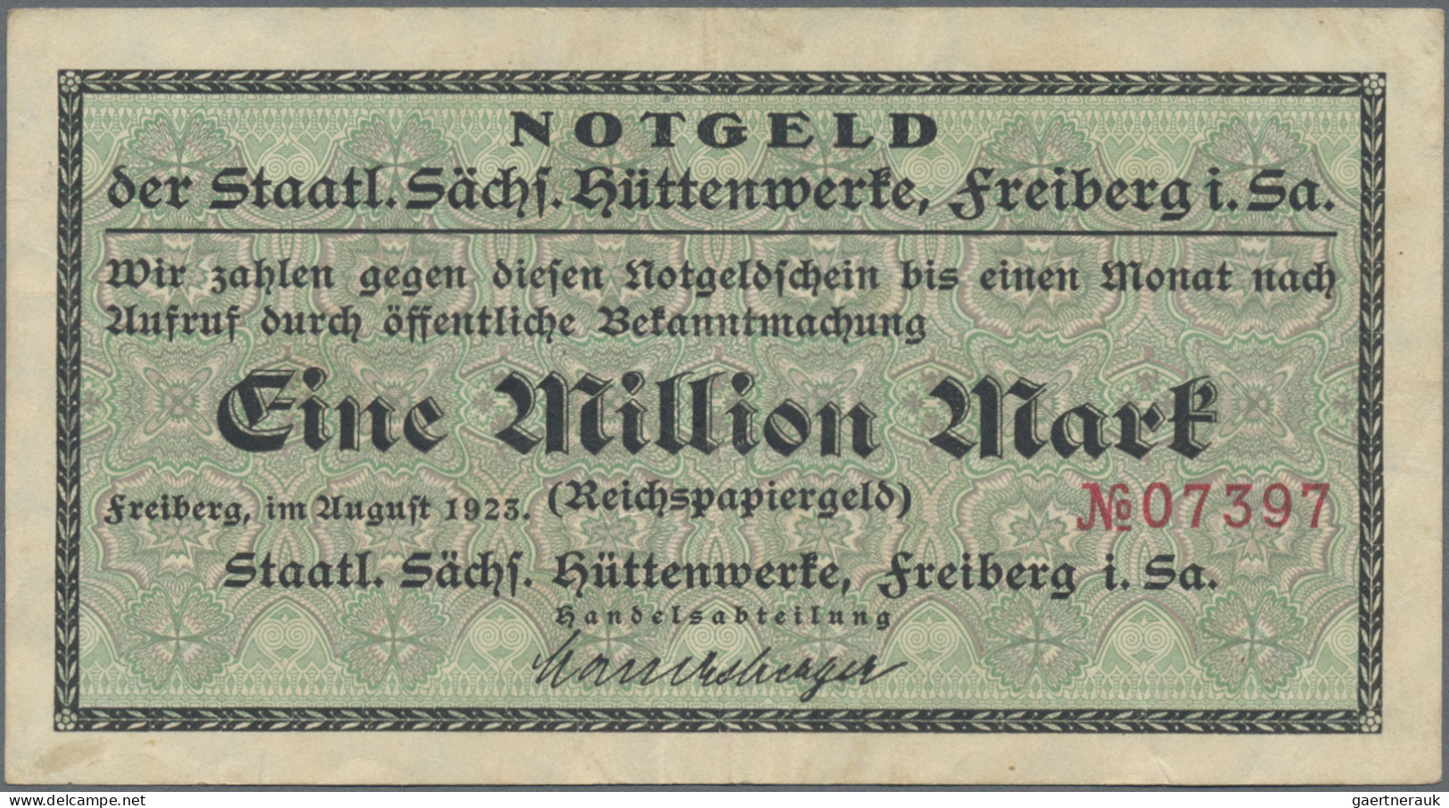 Deutschland - Notgeld - Sachsen: Freiberg, Stadt, 25 Scheine (dabei 50 Pf. Ohne - [11] Emissions Locales