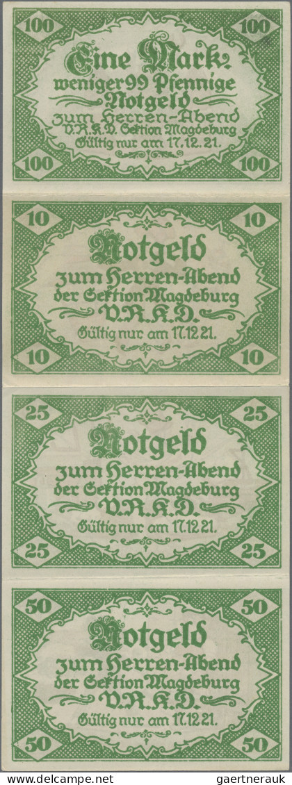 Deutschland - Notgeld - Sachsen-Anhalt: Magdeburg, Herrenabend Der Sektion Magde - [11] Local Banknote Issues