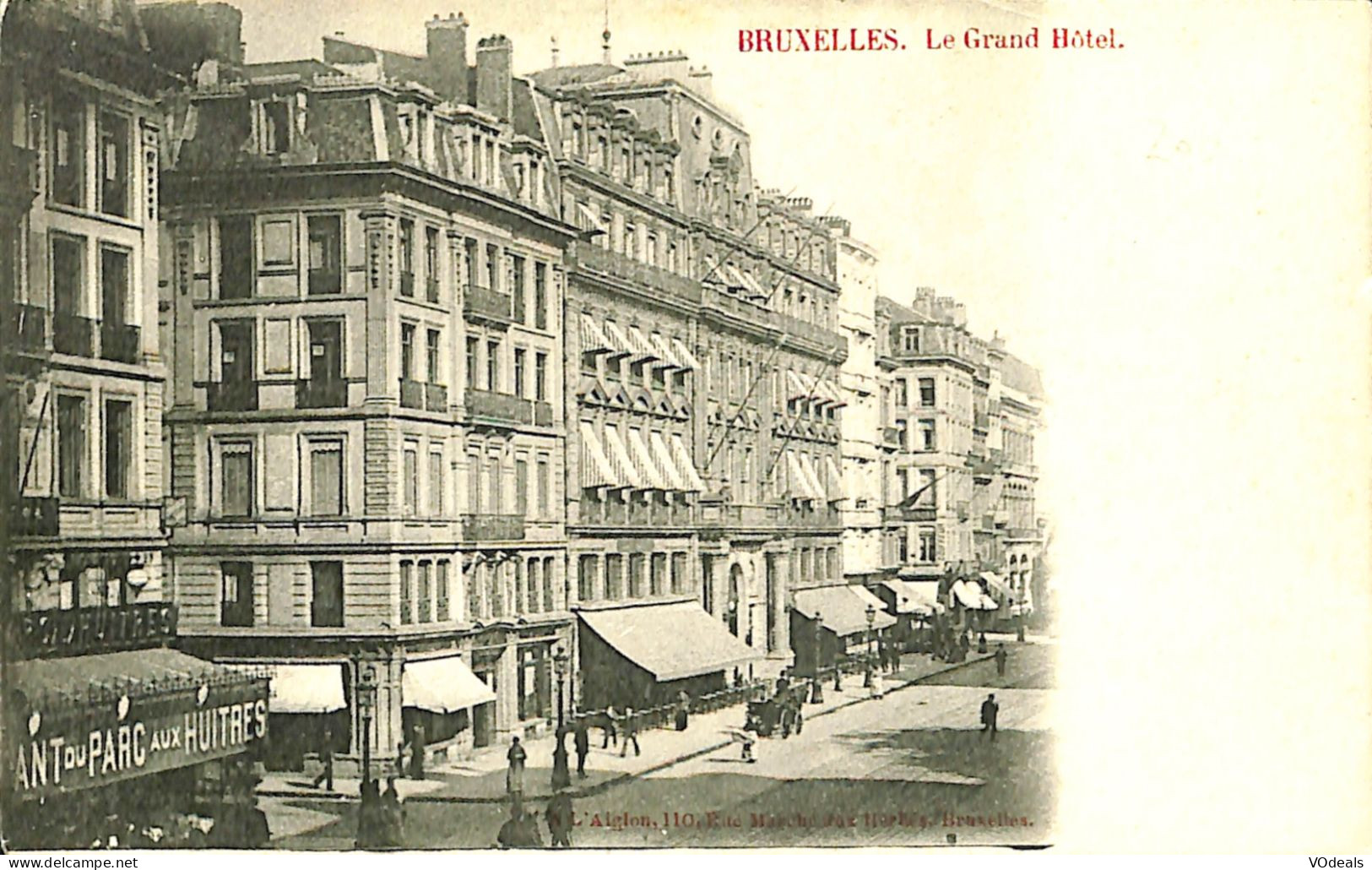 Belgique - Brussel - Bruxelles - Le Grand Hôtel - Cafés, Hoteles, Restaurantes