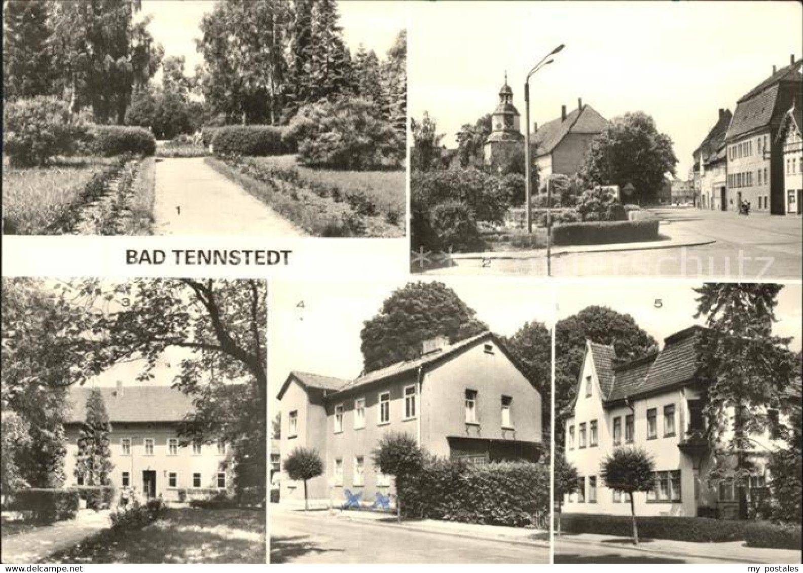 72335113 Bad Tennstedt Kurpark Rathaus Badehaus Haus Der Freundschaft Kurhaus Ba - Bad Tennstedt