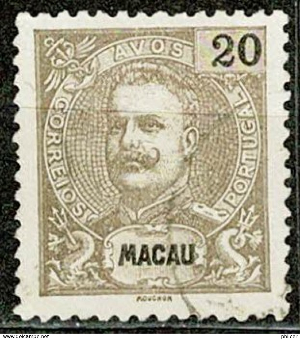 Macau, 1900, # 98, Used - Gebraucht