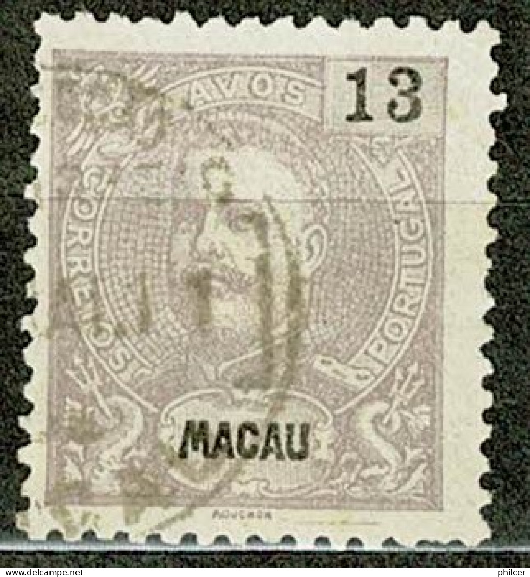 Macau, 1903, # 136, Used - Gebruikt