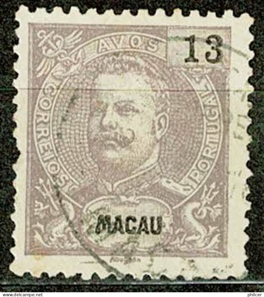 Macau, 1903, # 136, Used - Usados