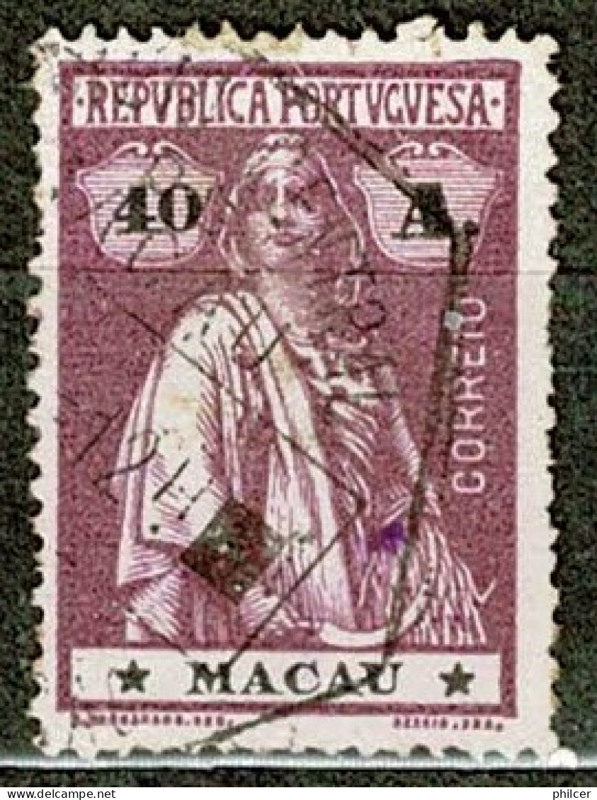 Macau, 1913/5, # 221, Used - Gebraucht