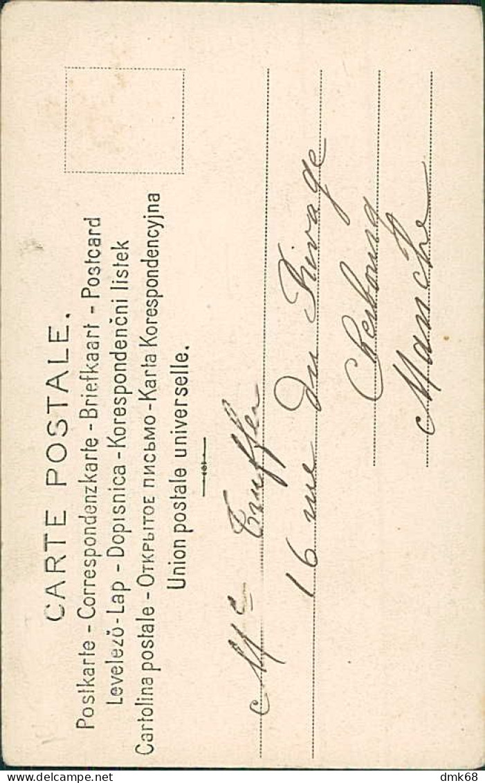 CHARLES SCOLIK SIGNED 1901 POSTCARD - WOMAN &  SWIMMING SUIT - (5210) - Scolik, Charles