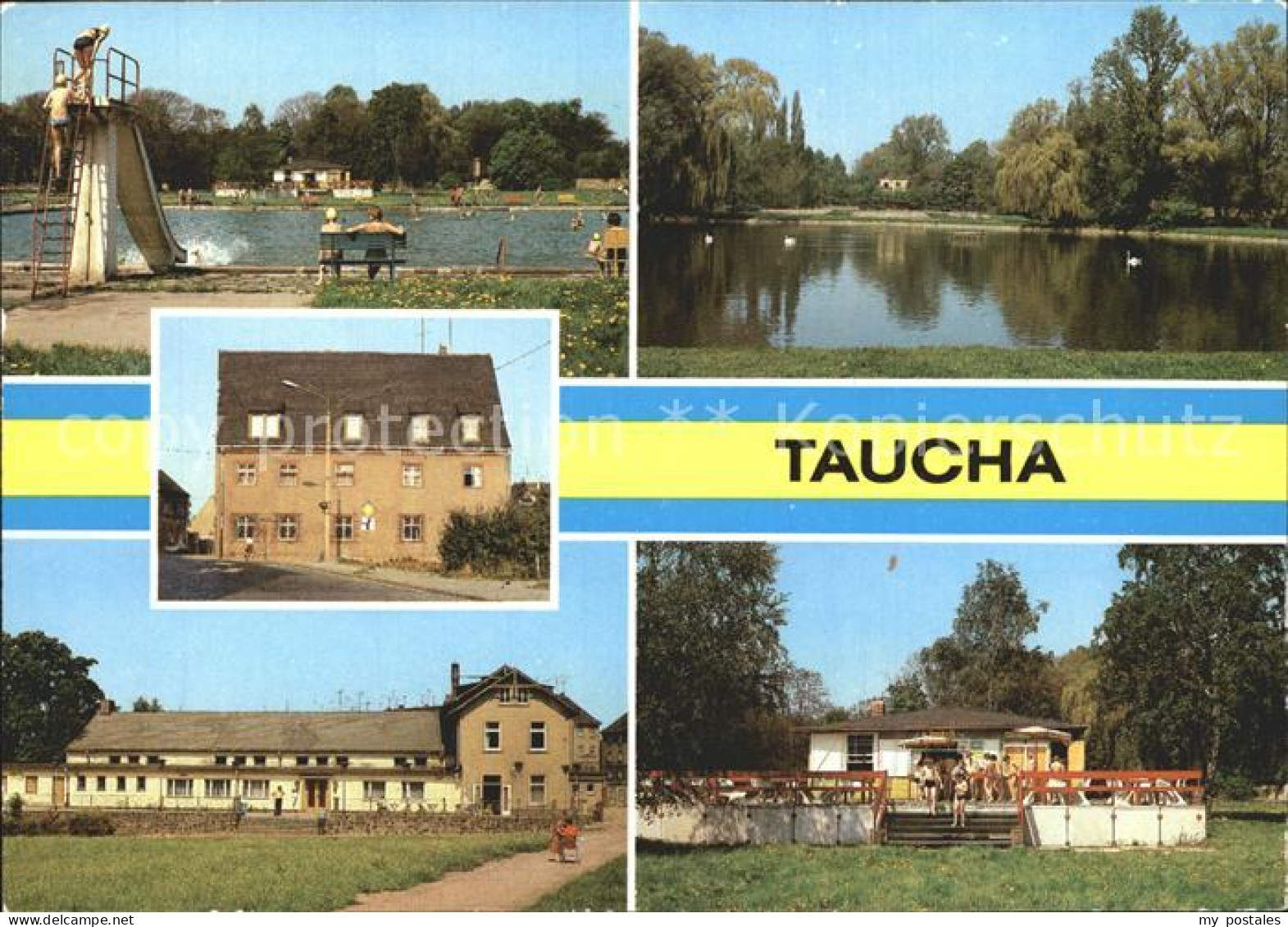 72333785 Taucha Sachsen Stadtbad Schoeppenwiese Heimatmuseum Kulturhaus Taucha S - Taucha