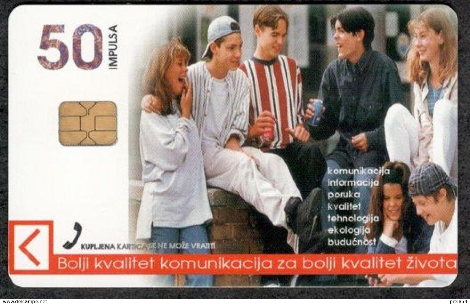 Bosnia Sarajevo - MINE Used Chip Card - Bosnie