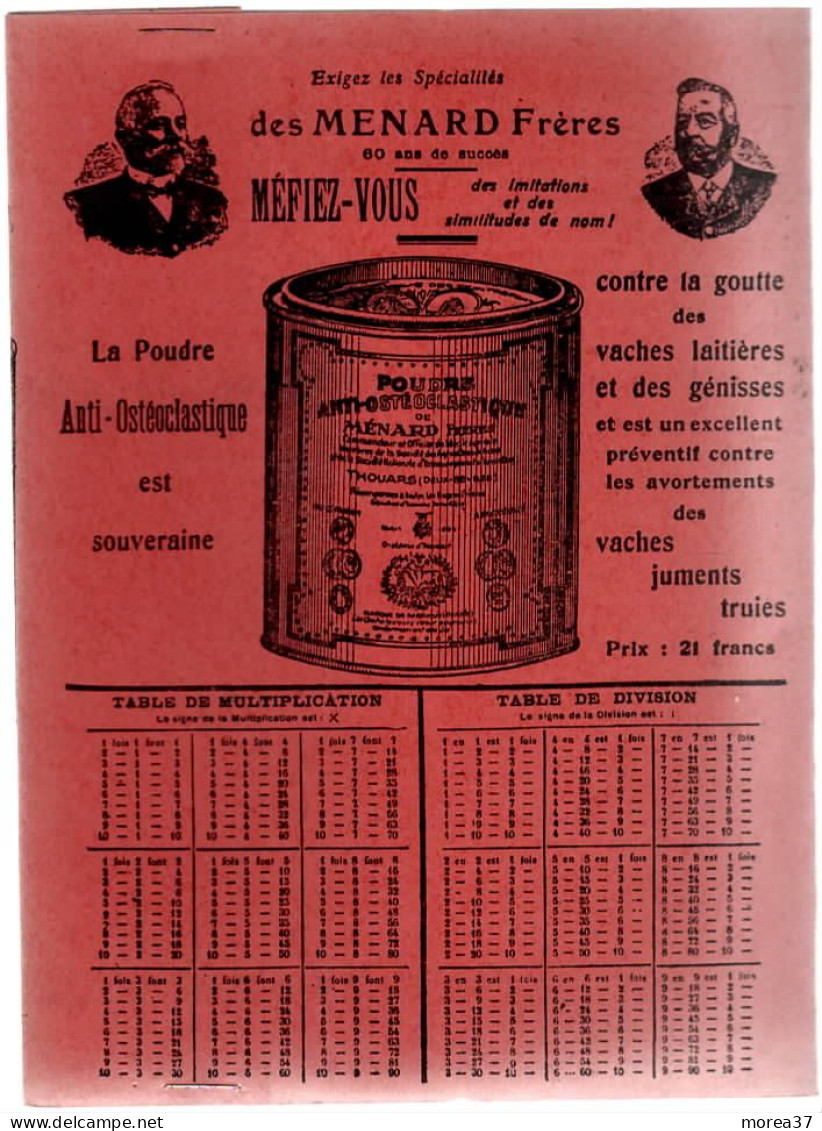 PROTEGE CAHIER  La Poudre Anti Ostéoclastique  ( MENARD Frères 4 ) - Produits Pharmaceutiques