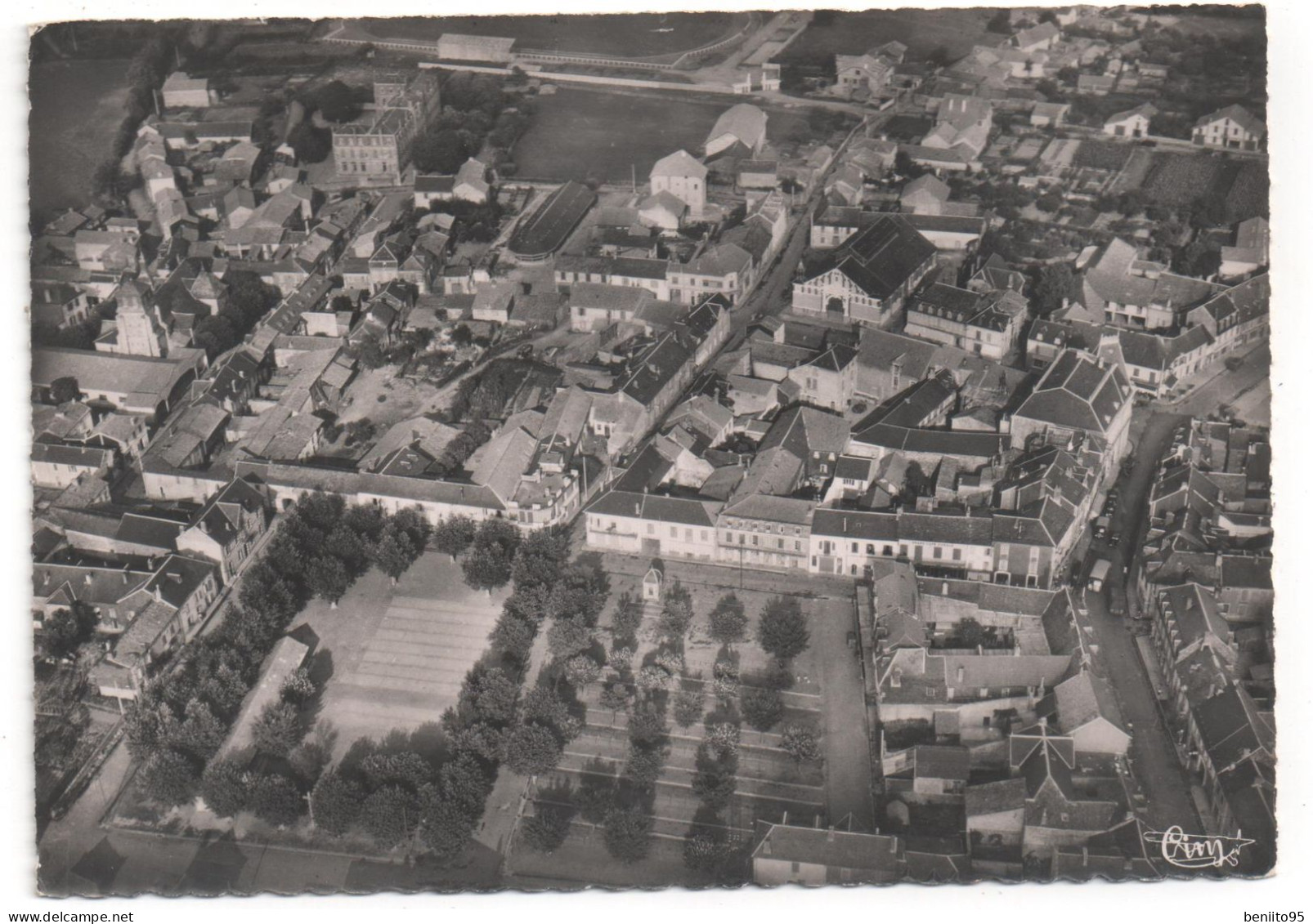 CPSM De LANNEMEZAN - Vue Aérienne. - Lannemezan