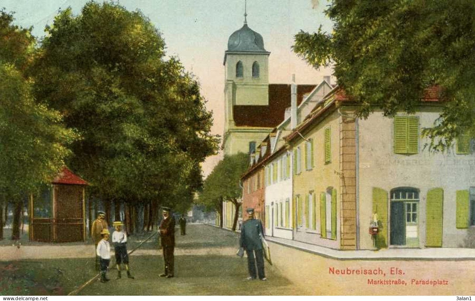 NEUF BRISACH  NEUBREISACH   =  Marktstrasse Paradeplatz    5578 - Neuf Brisach