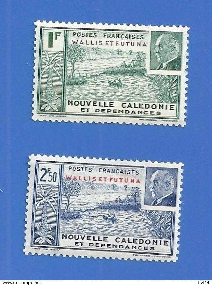WALLIS ET FUTUNA 90 + 91 NEUFS ** RADE DE NOUMÉA - Unused Stamps