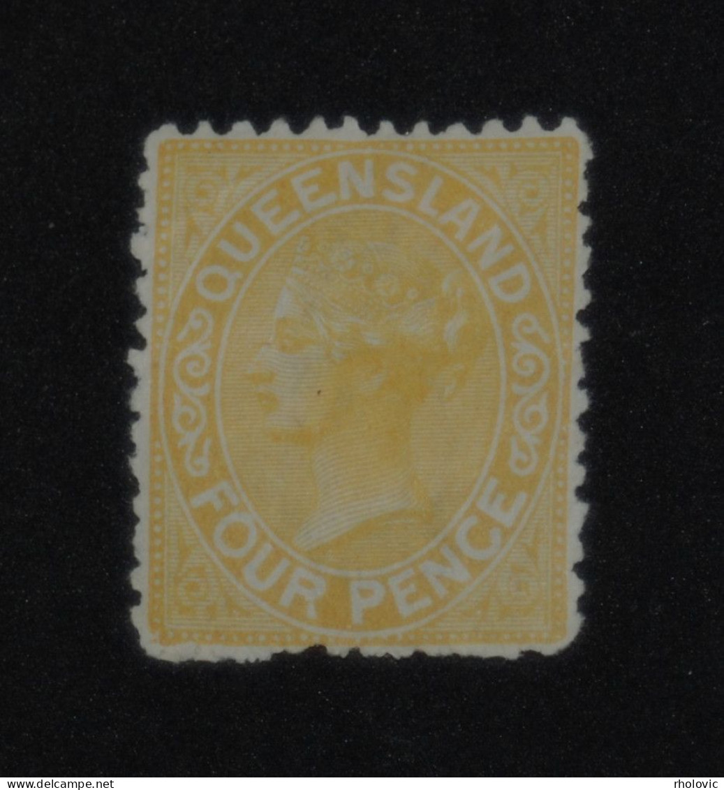 QUEENSLAND 1883, Queen Victoria, Mi #55, MLH* (MH), CV: €24 - Mint Stamps