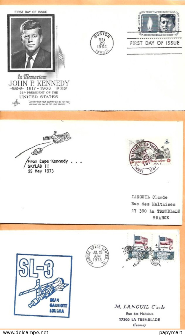 U.S.A. - Lot  6 Enveloppes Commémoratives Voir Scans - Sobres De Eventos