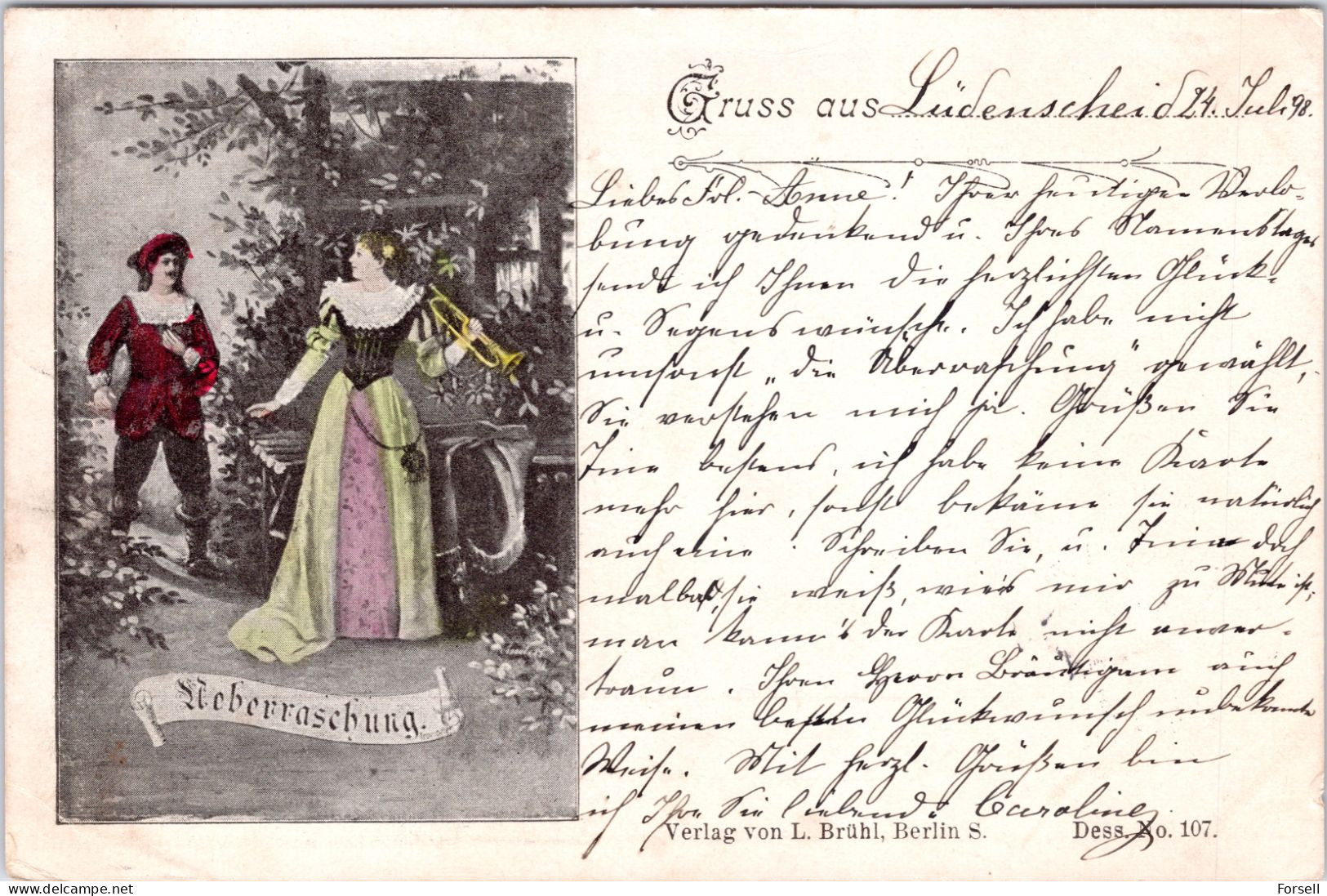 Gruss Aus Lüdenscheid 1898 - Luedenscheid