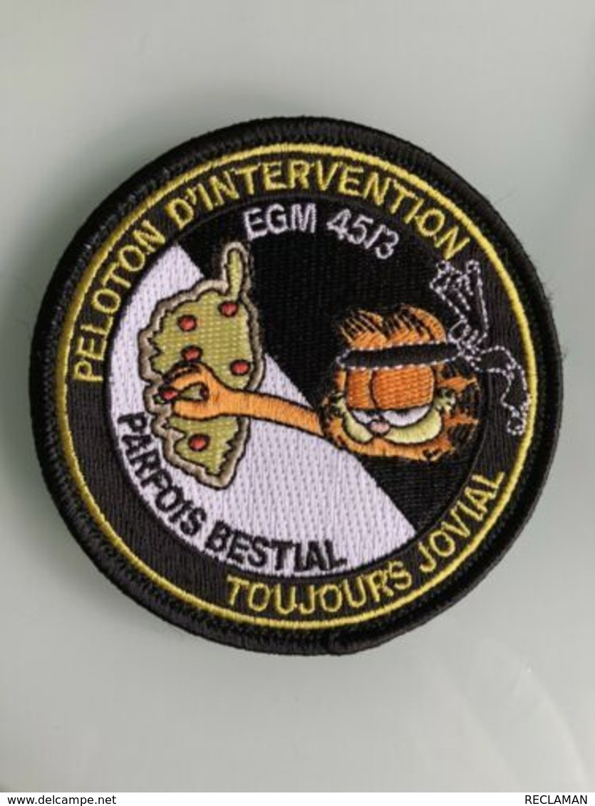 PATCH ECUSSON INSIGNE ESCADRON GENDARMERIE MOBILE CORSE EGM 45/3 - Polizei