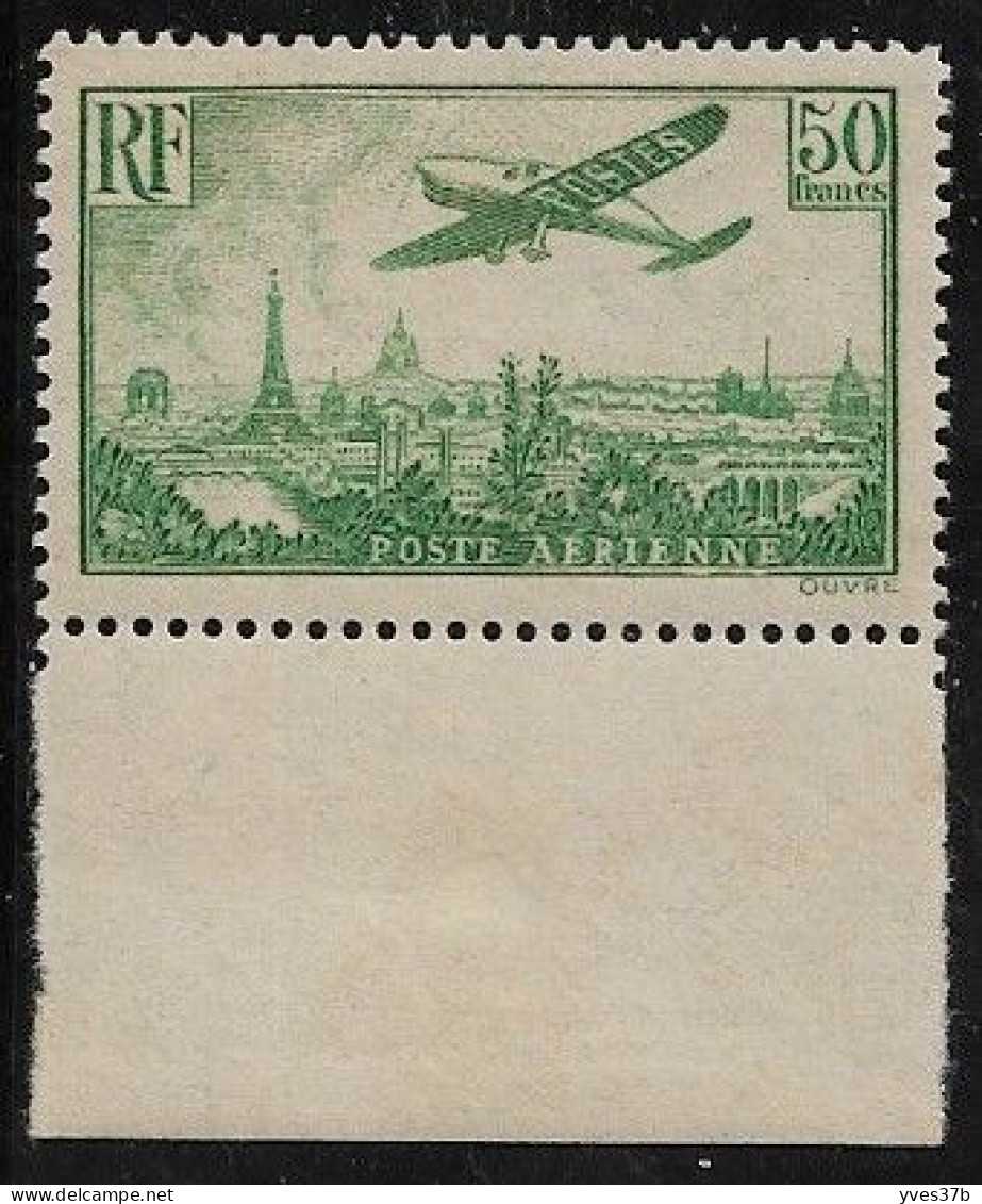 FRANCE PA N°14 "50frs Vert-jaune" - Neuf** - TBC - SUP - - 1927-1959 Neufs