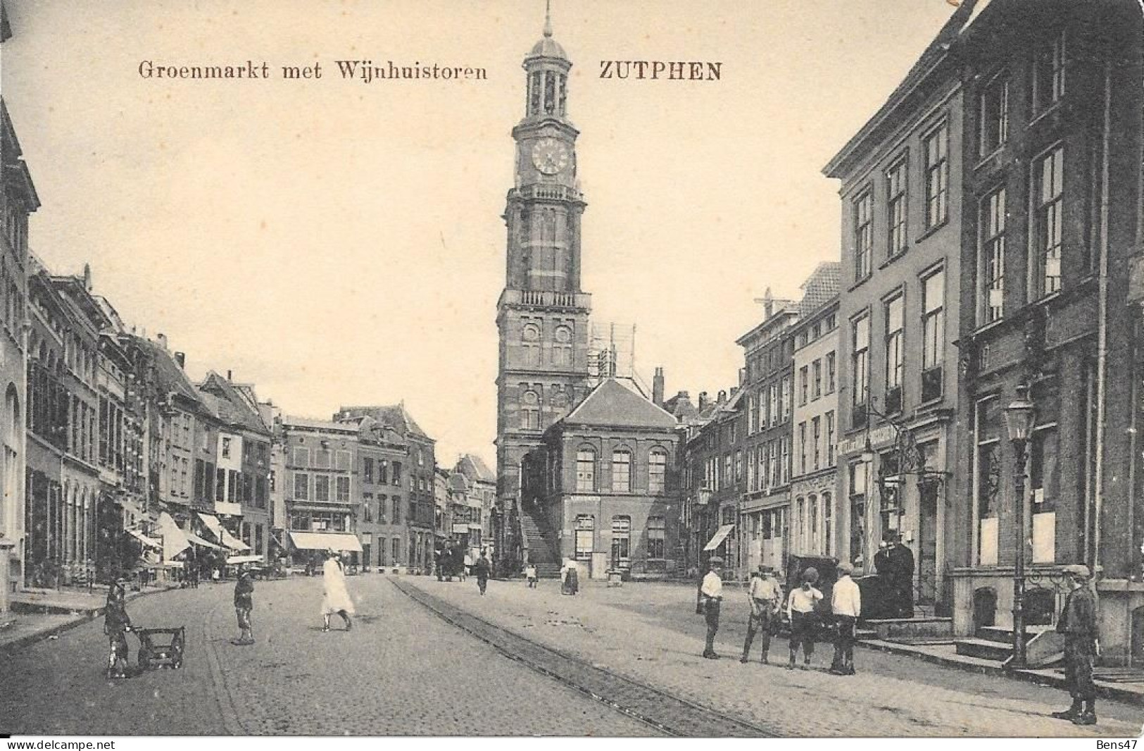 Zutphen Groenmarkt Met Wijnhuistoren - Zutphen