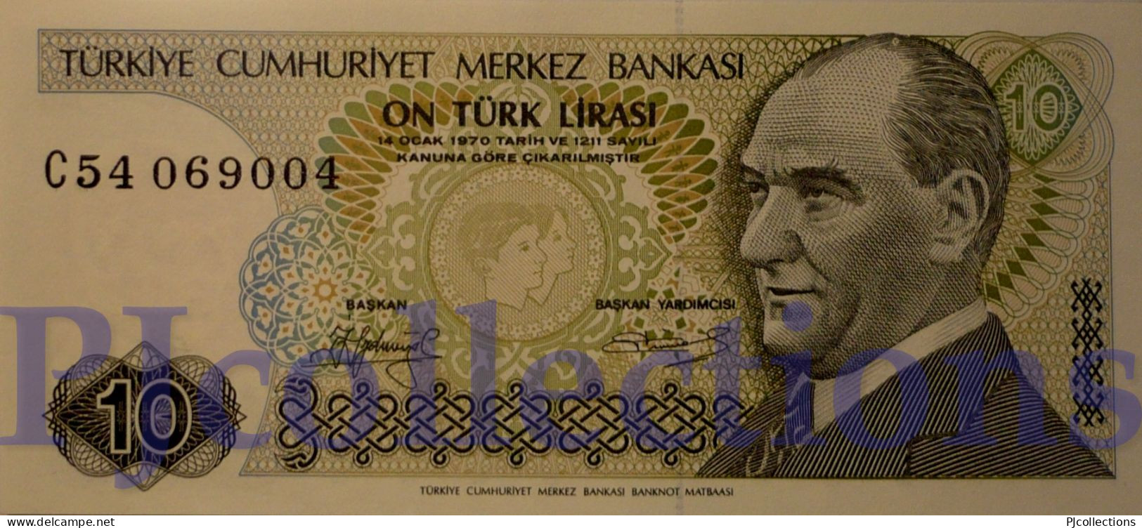 TURKEY 10 LIRA 1979 PICK 192 UNC - Turquie