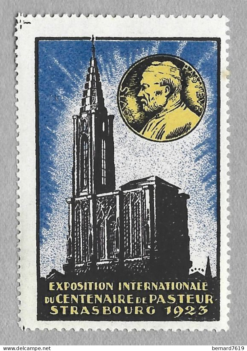 Itimbre France - Erinnophilie -exposition Internationale Du Centenaire De Pasteur  Strasbourg 1925 - Rode Kruis