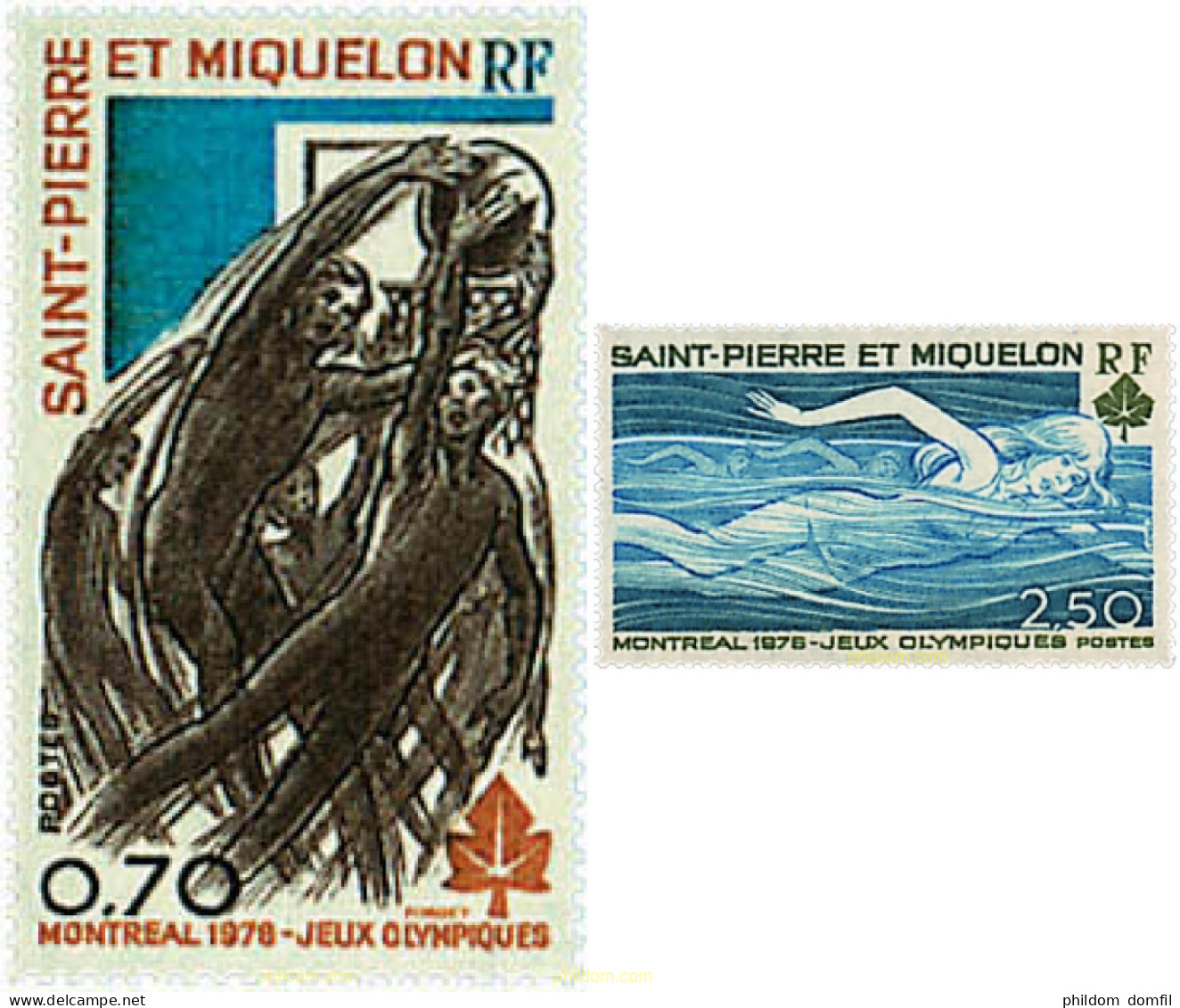 53958 MNH SAN PEDRO Y MIQUELON 1976 21 JUEGOS OLIMPICOS VERANO MONTREAL 1976 - Unused Stamps