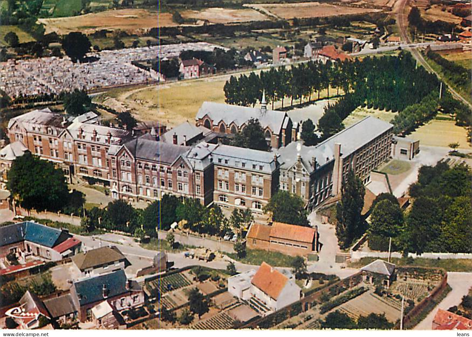 SOLESMES - Vue Aérienne - Le Séminaire  - Solesmes