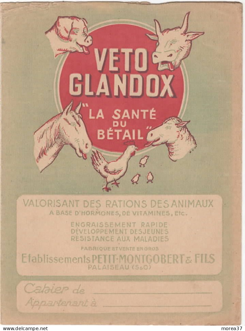 PROTEGE CAHIER   VETO GLANDOX - Produits Pharmaceutiques