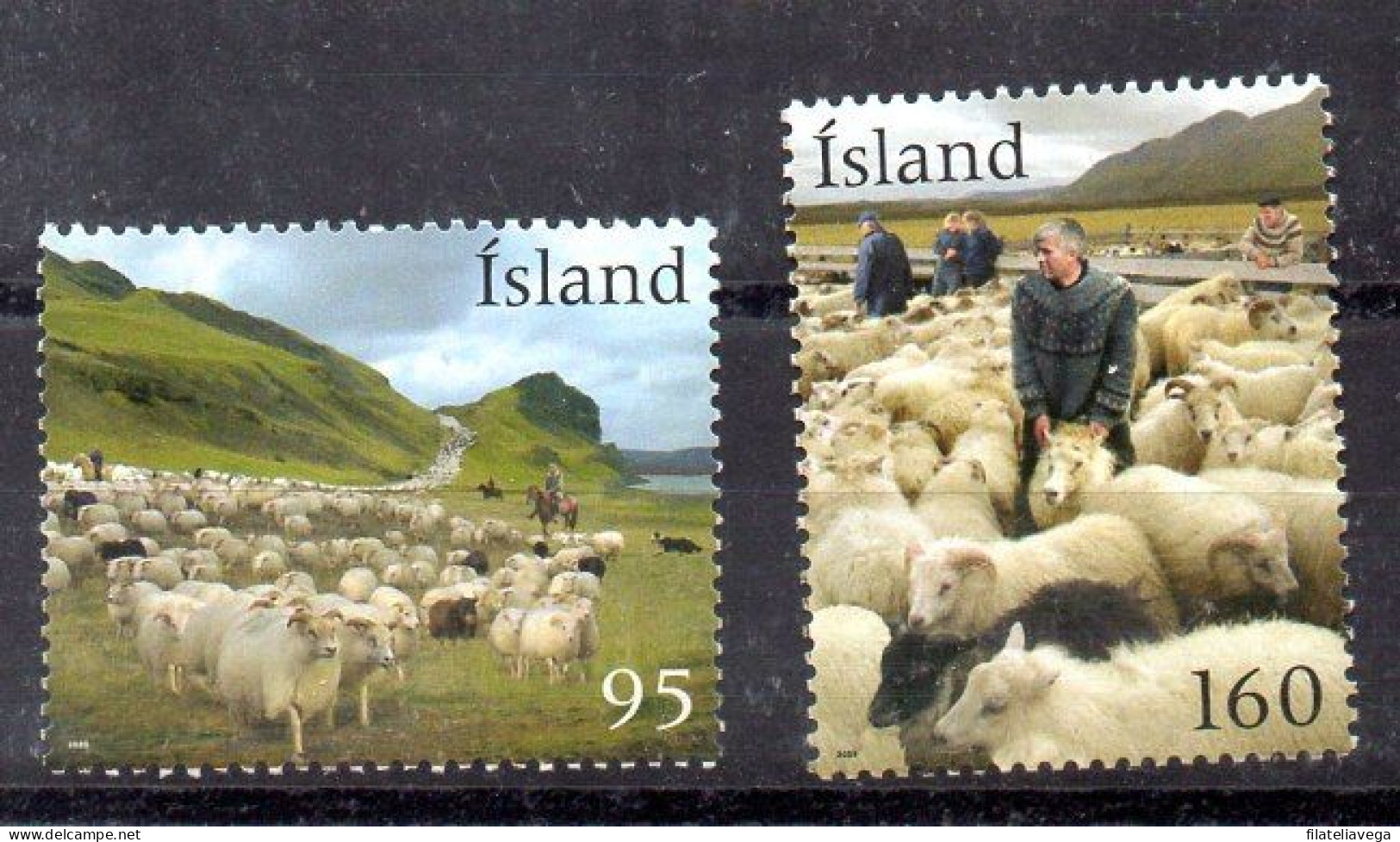 Islandia Series Nº Yvert 1174/75 ** - Ungebraucht