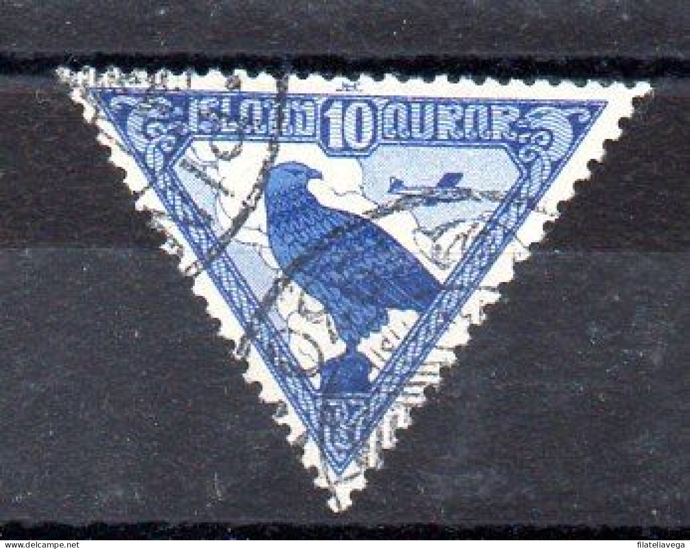 Islandia Series Aéreo Nº Yvert 3 O - Airmail