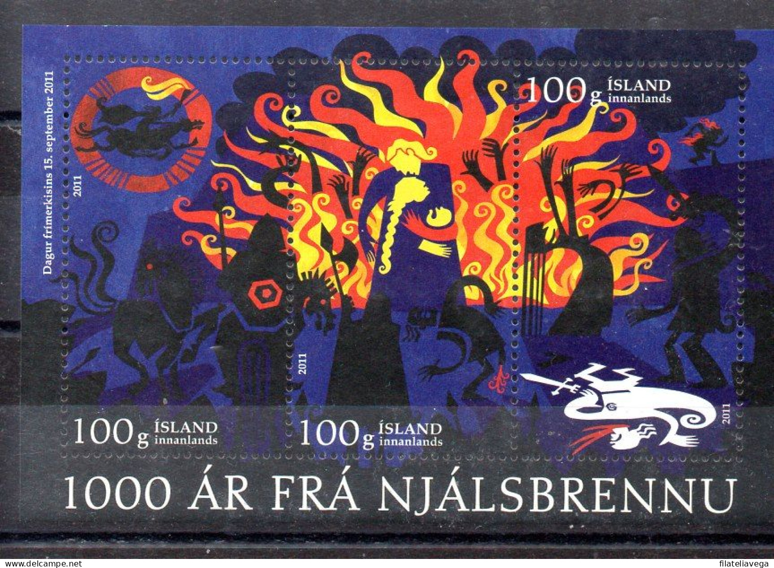 Islandia Hoja Bloque Nº Yvert 55 ** - Blocs-feuillets