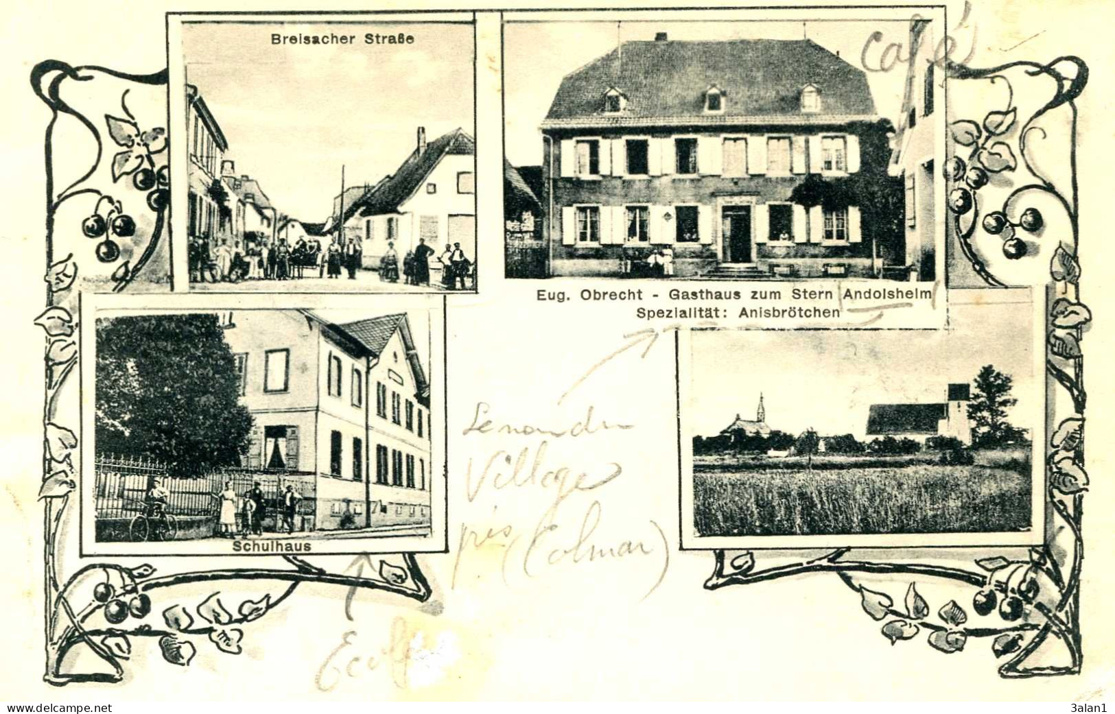 ANDOLSHEIM  =  Multivues    ( 4 .. Gasthaus ...)    5591 - Andolsheim