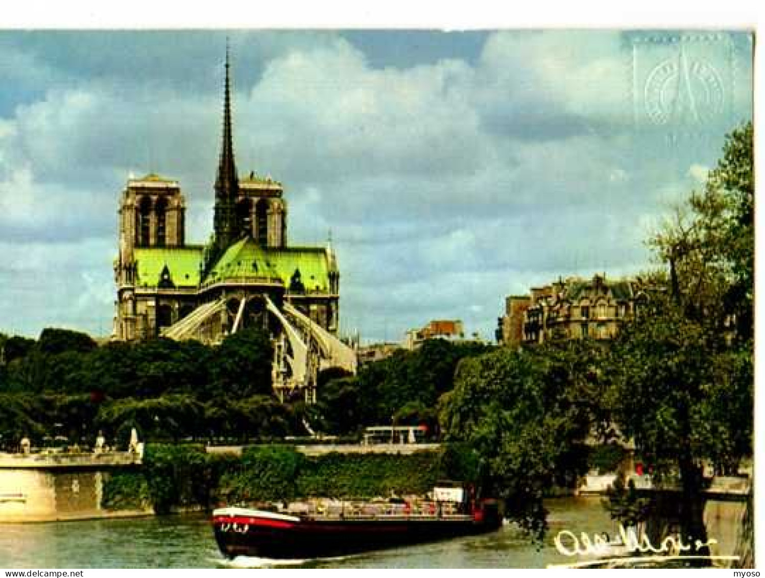 MONIER La Seine Et Notre Dame, Peniche - Monier