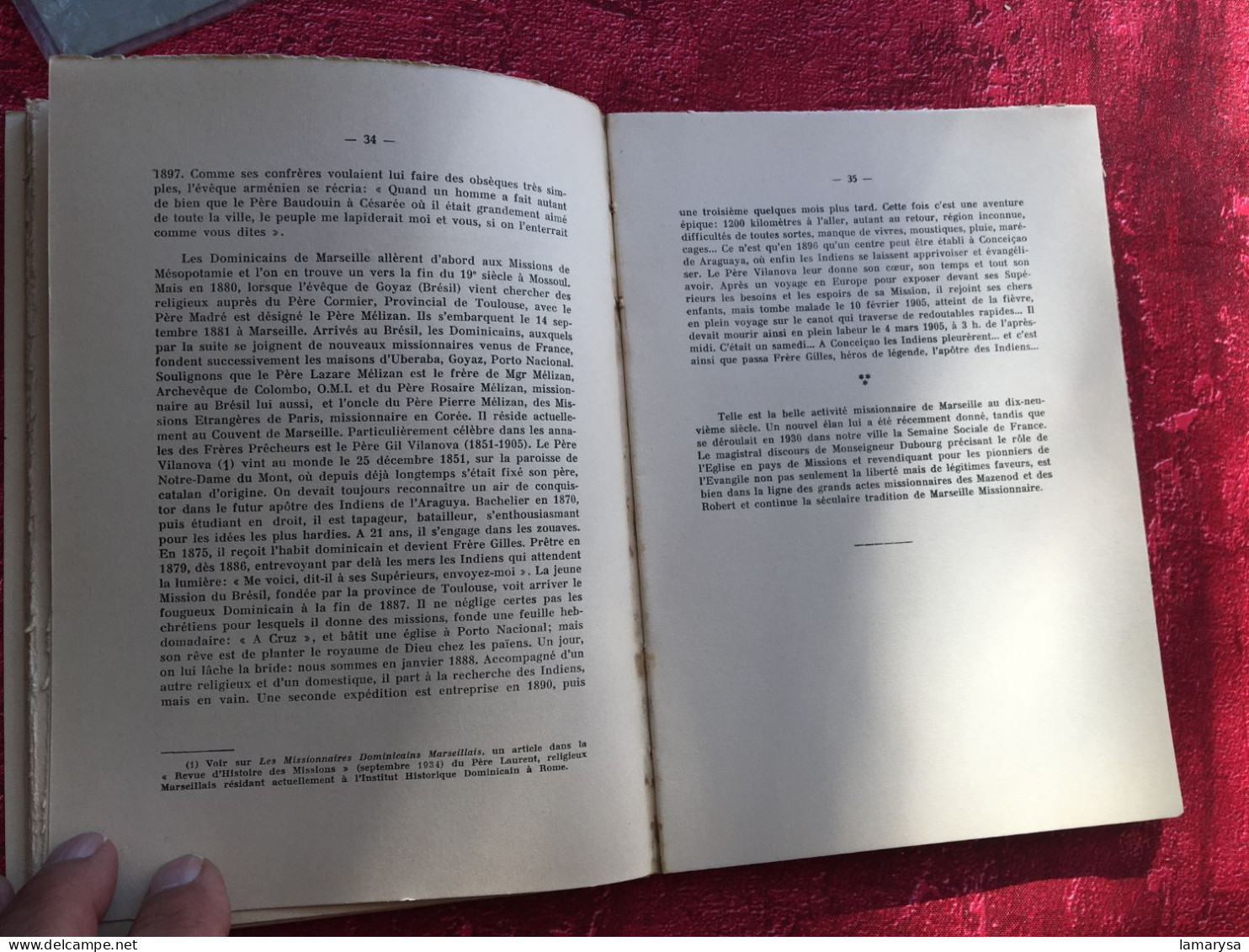 1935-Marseille Missionnaire ARDOIN (Alex)Edité par Omppel, Diocèse- religion- régionalisme :Des Origines à la Révolution