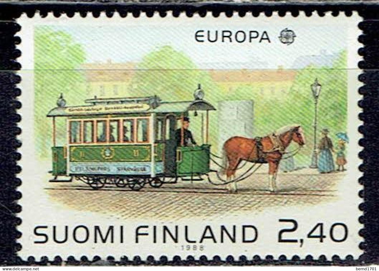 Finnland / Finland - Mi-Nr 1052 Ungebraucht / MNH ** (U692b) - Tramways