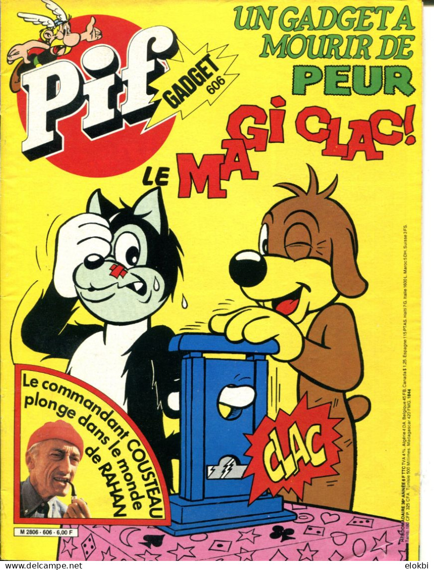 Pif Gadget N°606 - Masquerouge "Le Prisonnier Du Petit Chatelet"  - - Pif Gadget