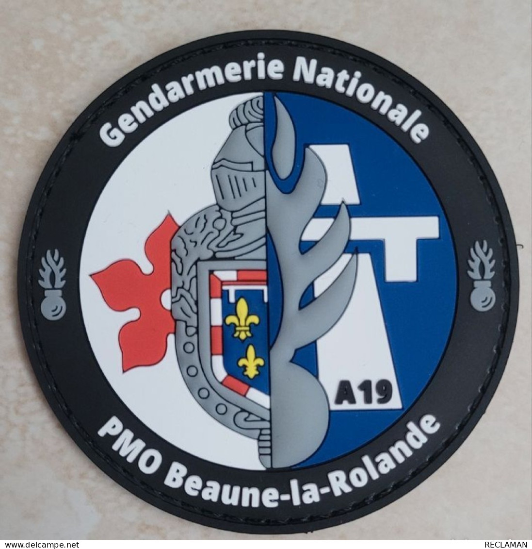 PATCH ECUSSON PVC 3D Collection GENDARMERIE PMO Beaune La Rolande - Police & Gendarmerie