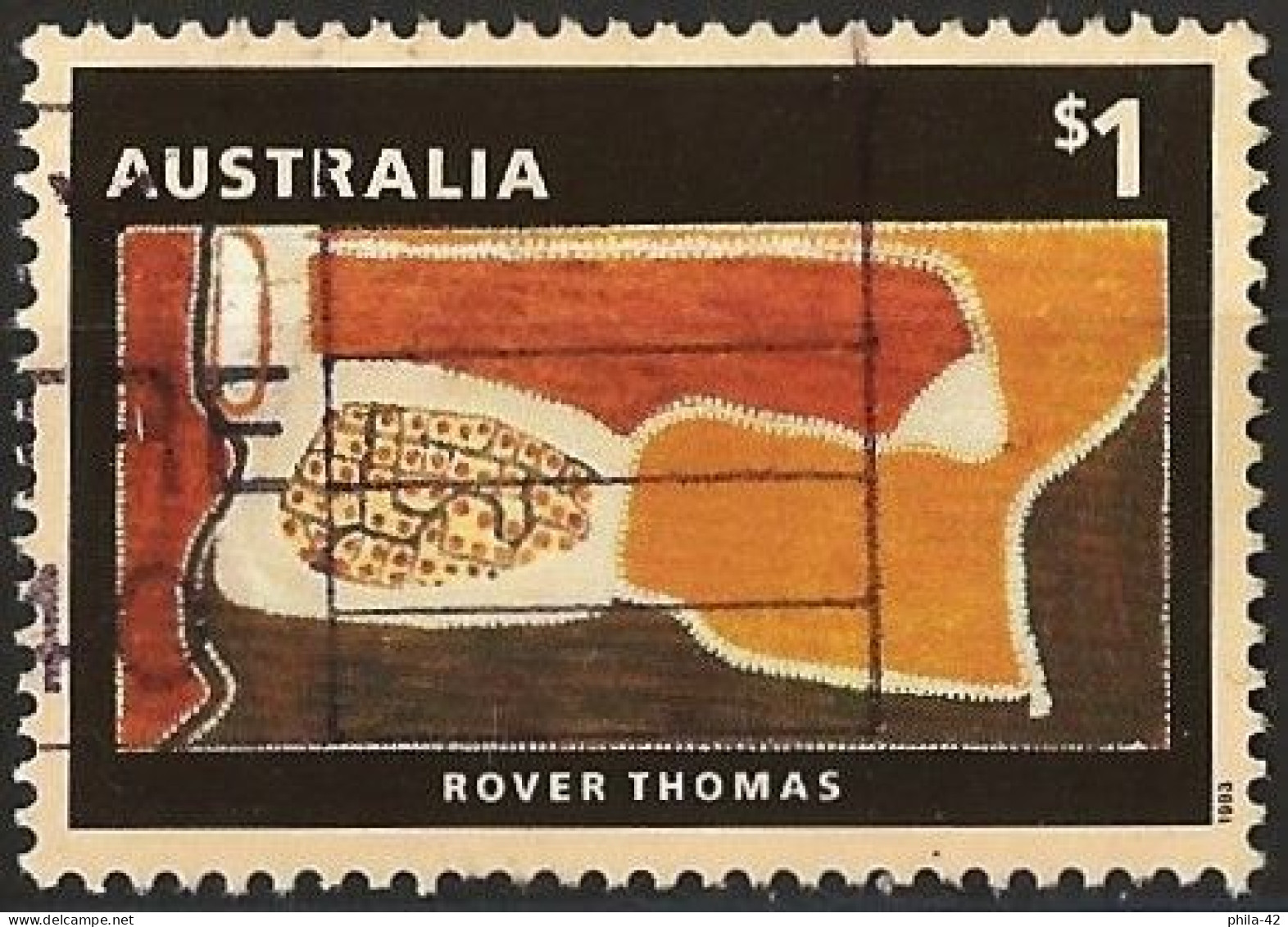 Australia 1993 -  Mi 1334 - YT 1292 ( Aboriginal Art ) - Gebraucht