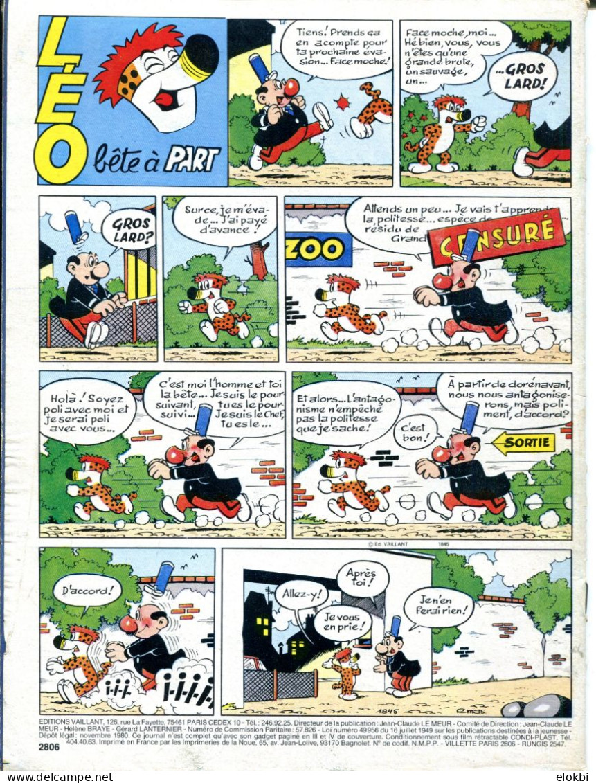 Pif Gadget N°607 - Taranis "Le Rêve De Taranis" - - Pif Gadget