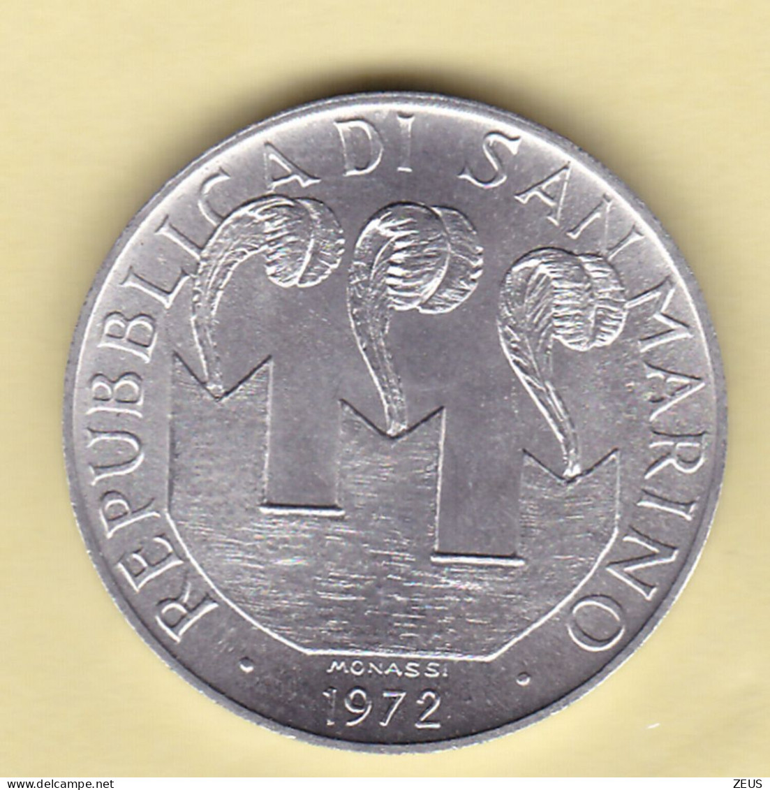 10 LIRE 1972   FDC SAN MARINO - San Marino