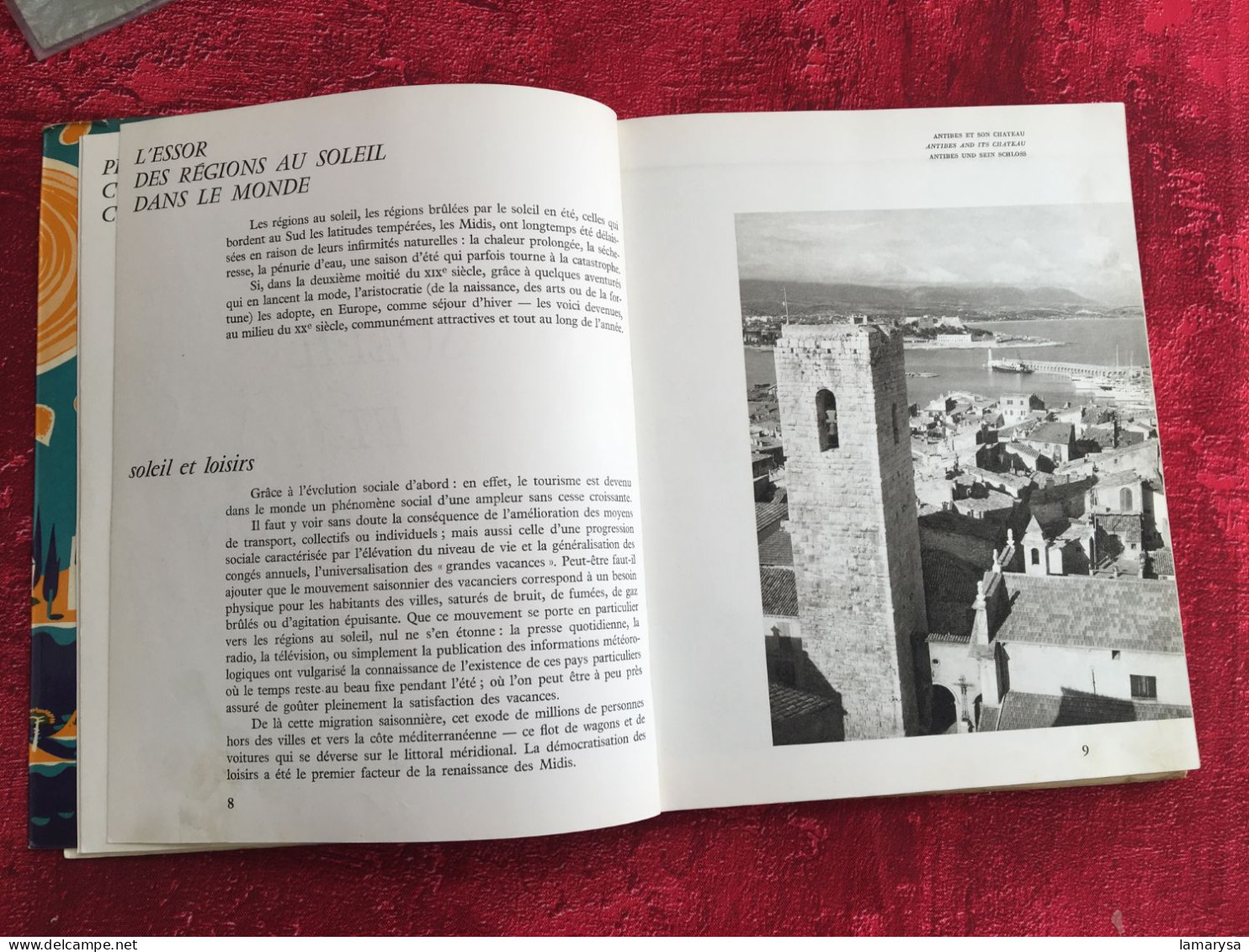 La région du soleil Livre Guide Touristique-Provence-Cote d'azur-Corse-régionalisme-ouvrage edité:comite du tourisme reg