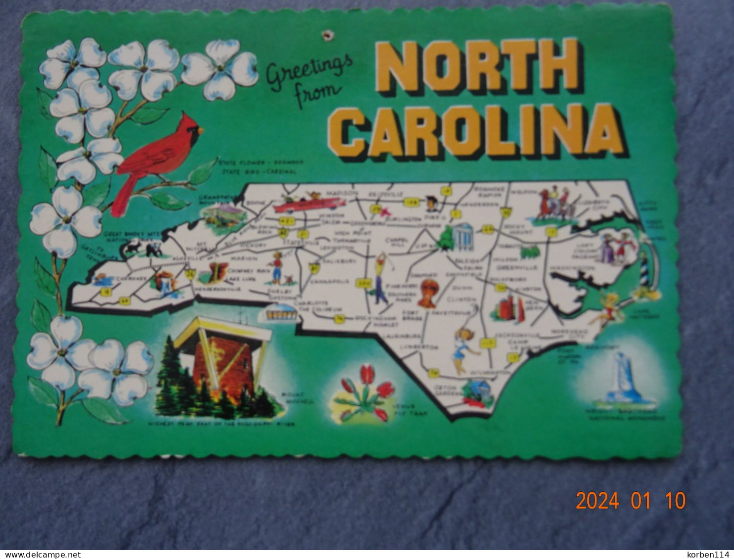 GREETINGS FROM NORTH CAROLINA - Other & Unclassified