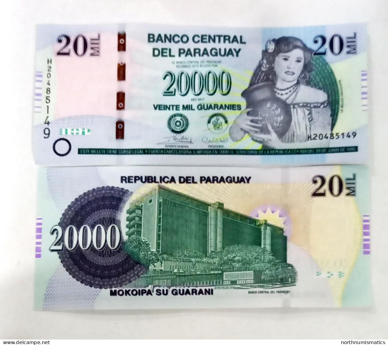 Paraguay 20000 Guaranıes 2017 Unc - Paraguay