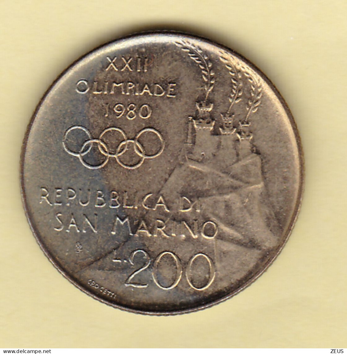 200 LIRE 1980   FDC SAN MARINO - San Marino