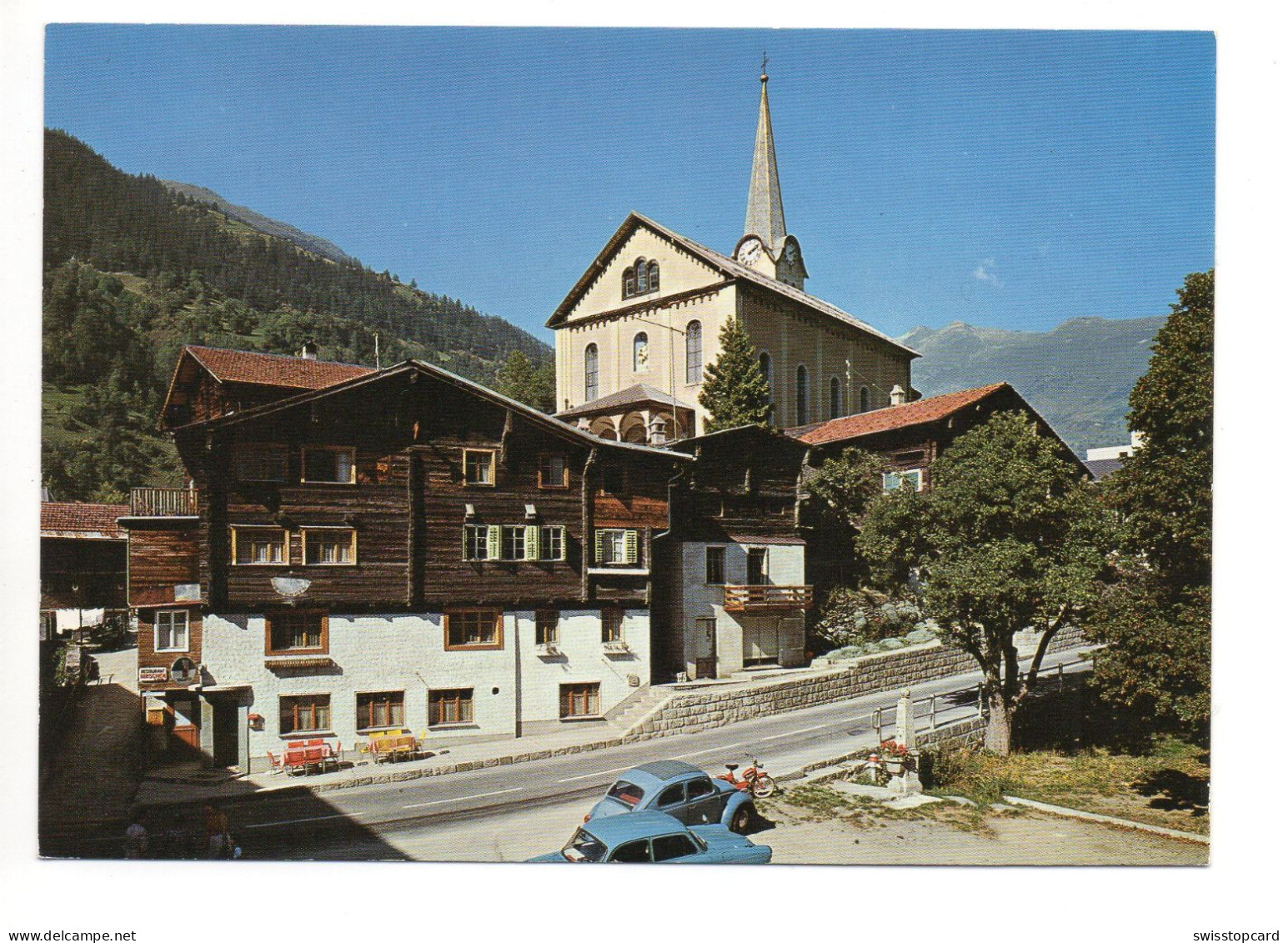 FIESCH Restaurant Hirschen Auto VW-Käfer - Fiesch