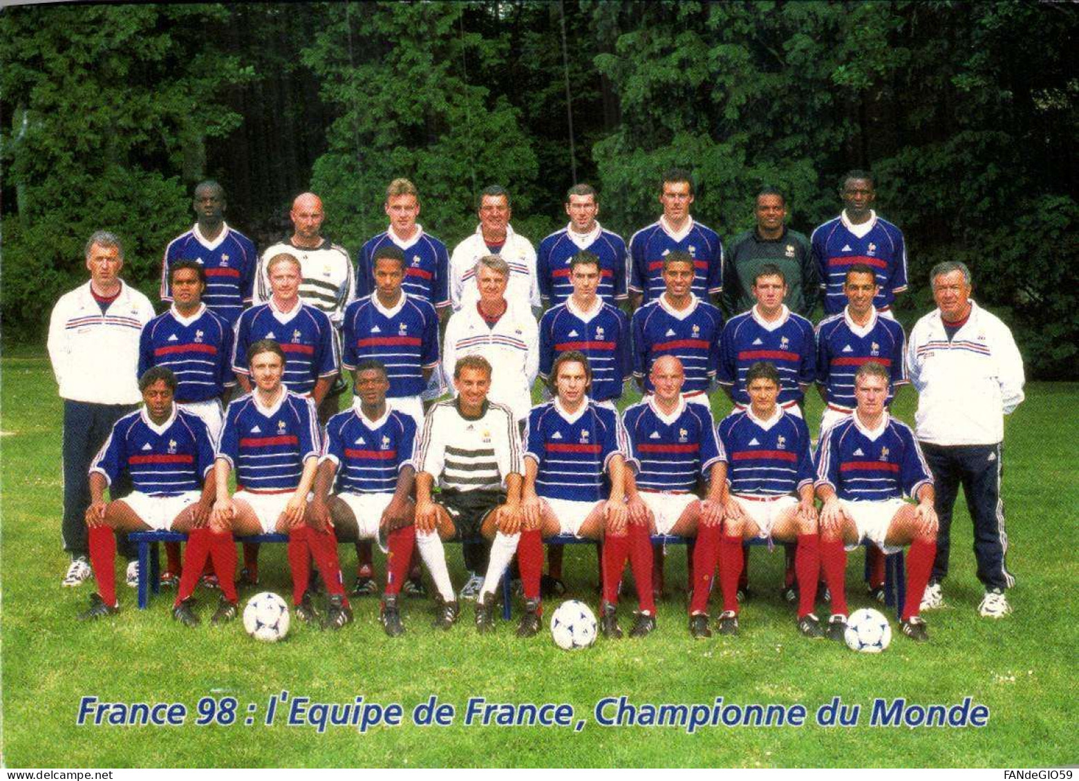 Sports > Football  //  EQUIPE DE FRANCE  98 // VOIR  CODITION  DE VENTE MERCI - Football