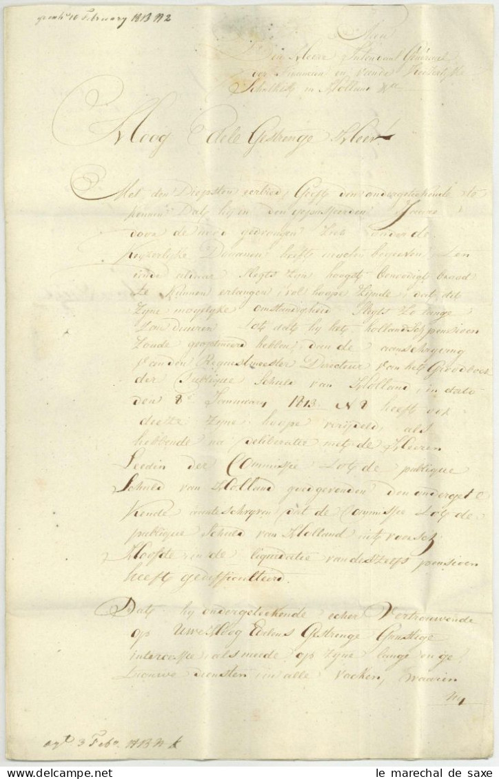 P.93.P. BREDA Pour Amsterdam Van Driel 1813 - 1792-1815: Veroverde Departementen
